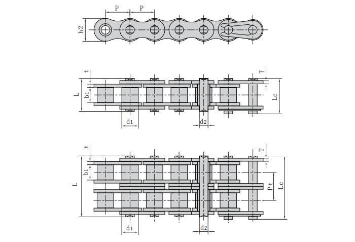 C<font color='red'>60S</font>LR-2_自潤滑鏈C<font color='red'>60S</font>LR-2規格