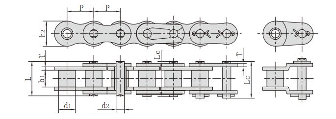 <font color='red'>P22</font>.225F3-B_農(nóng)機(jī)傳動(dòng)箱用鏈