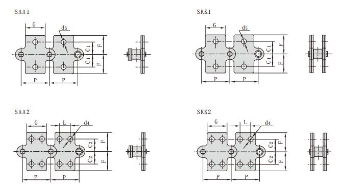 C2060H_C212AHL_雙節距<font color='red'>輸送</font>鏈
