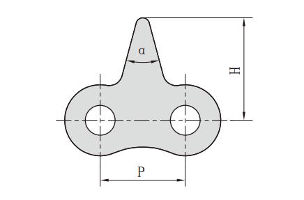 16AF44SS_<font color='red'><font color='red'>不銹鋼</font><font color='red'>尖齒</font>鏈</font>