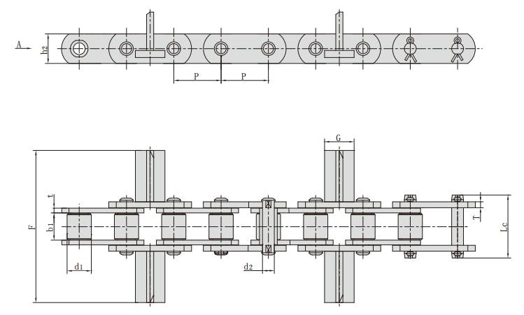 P80F53_<font color='red'><font color='red'>筑路</font><font color='red'>機(jī)械</font>鏈</font> 工程鏈條