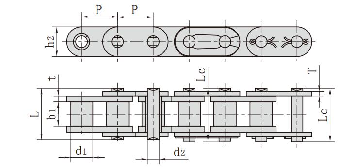 C<font color='red'>24B-1</font>_直鏈板鏈條 B系列直
